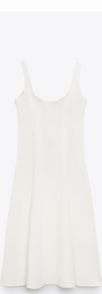 ZARA textured Midi dress Sz-M - Picture 4 of 8